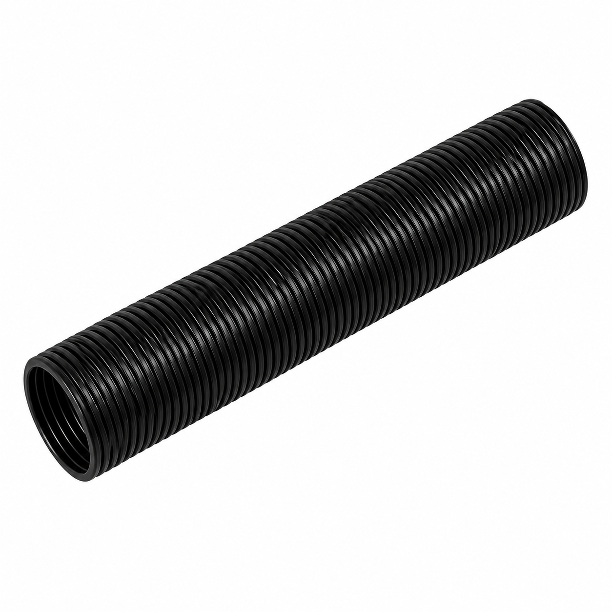 Niple Roscável de PVC Roscável Antichama para Eletroduto 1 1/2 pol. x 8 cm Preto Vedar