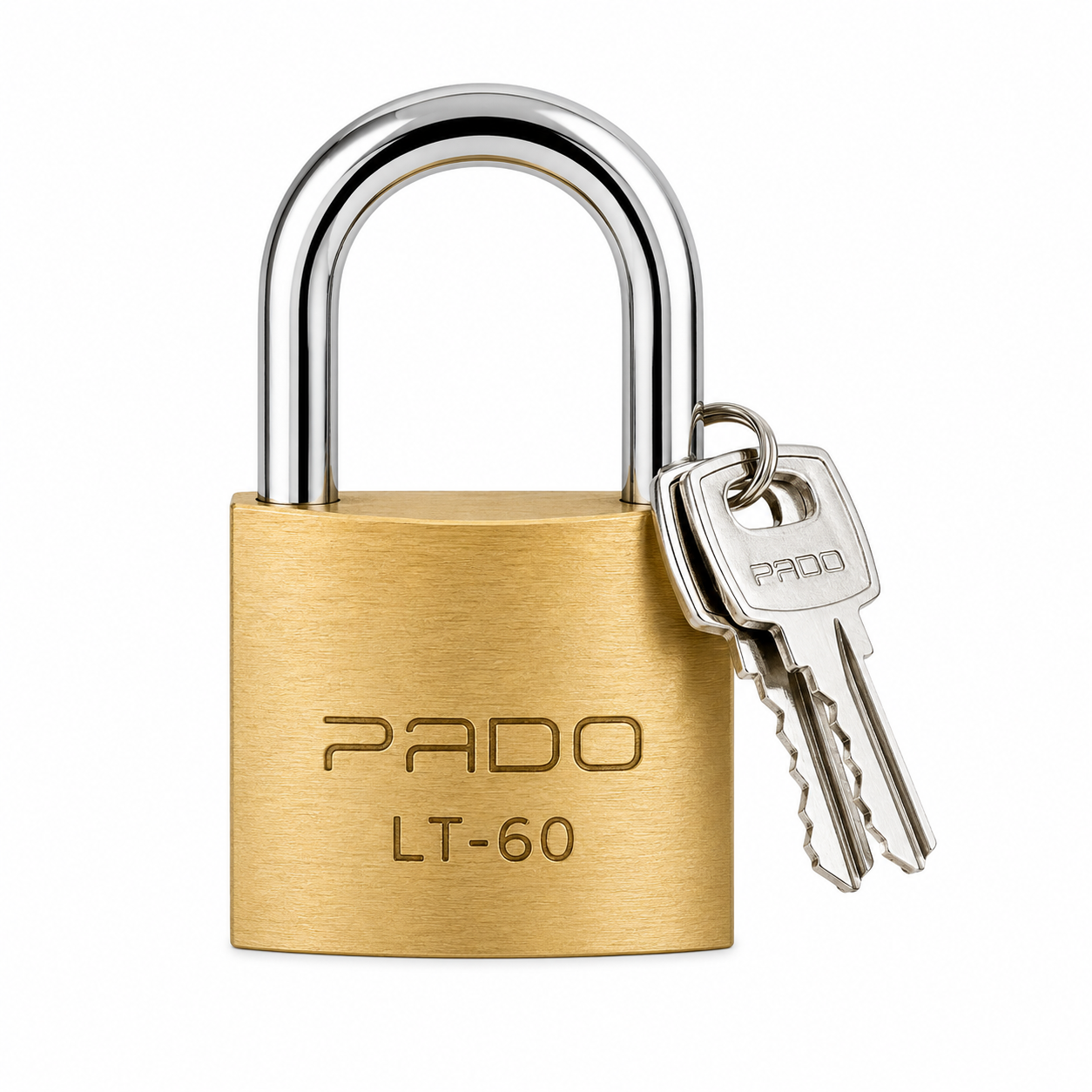 Cadeado de Latão LT 60 mm com 2 Chaves Pado