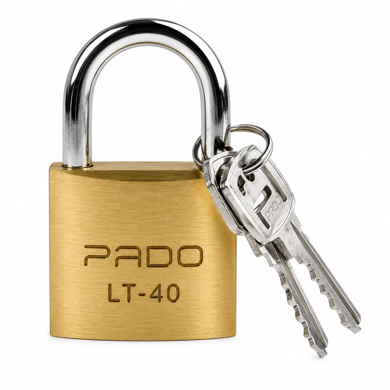 Cadeado de Latão LT 40 mm com 2 Chaves Pado