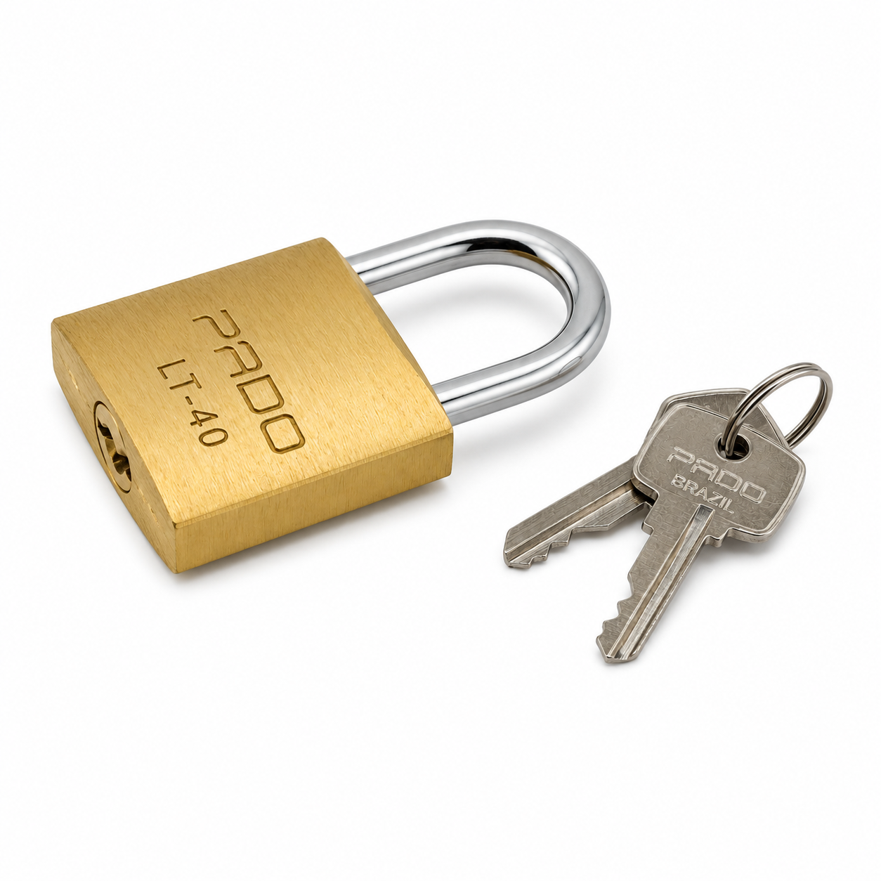 Cadeado de Latão LT 40 mm com 2 Chaves Pado