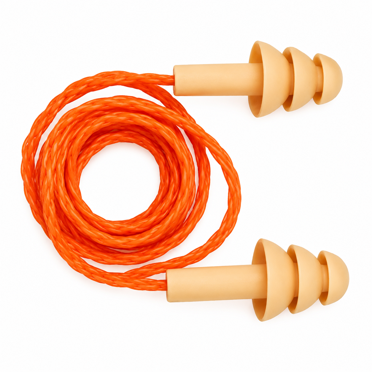 Protetor Auricular de Silicone com Cordão de Algodão 274.0001 Amatools