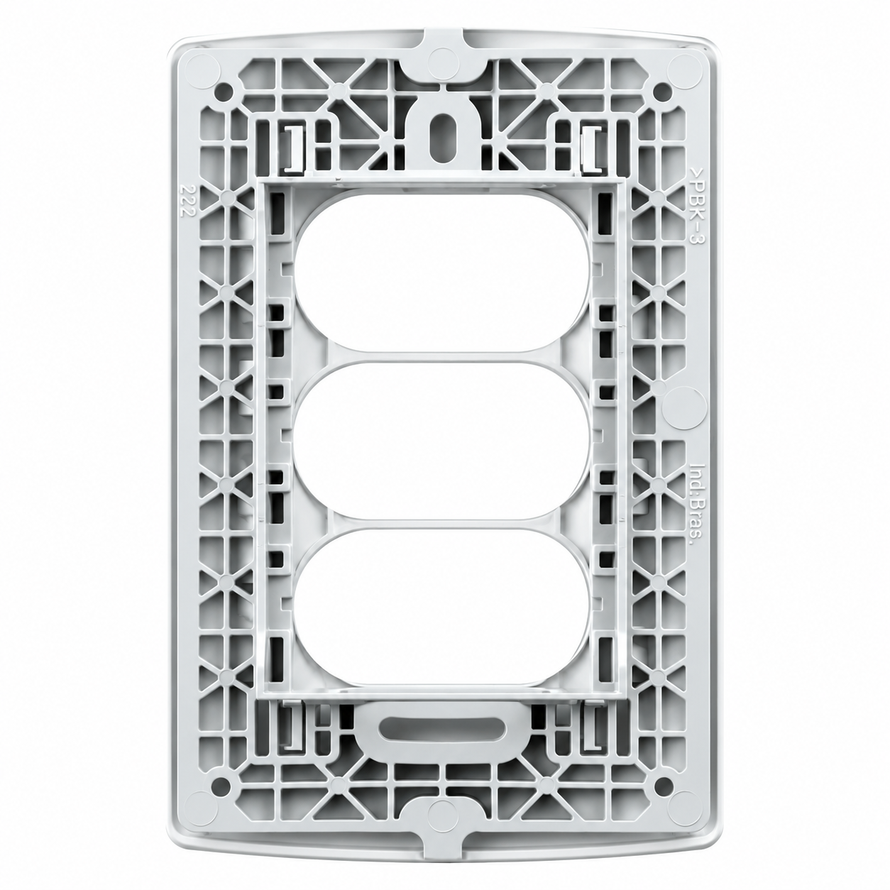PLACA 4X2 3 POSTO C/SUPORTE PIAL VIVA PV1103BC