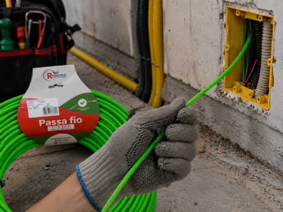 Fita Guia Passa-Fio Helicoidal Linha Pesada 10 m 7881400 Rohdina