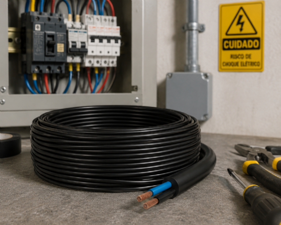 CABO FLEXIVEL PP 2 X 1,50MM2 MT BRASCOPPER