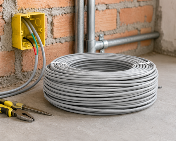 CABO FLEXIVEL 2,50MM2 BRANCO MT BRASCOPPER
