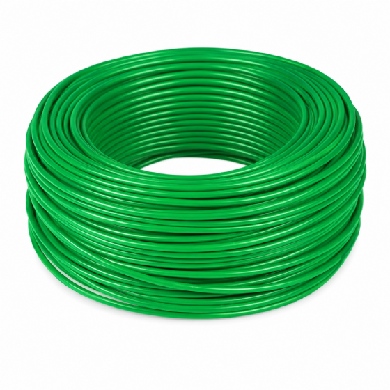 CABO FLEXIVEL 6,00MM2 VERDE MT BRASCOPPER