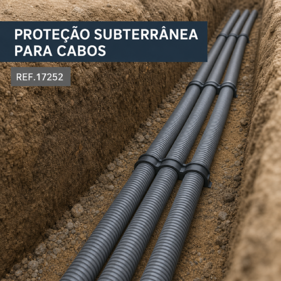 Duto Corrugado PEAD Kanaduto SW DN25 3/4 x 50 m Cinza Kanaflex