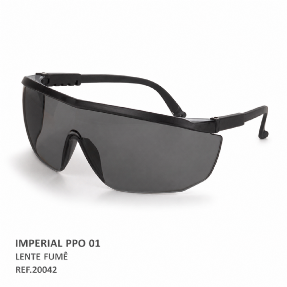 Óculos de Segurança Imperial PPO 01 Lente Fumê Proteplus