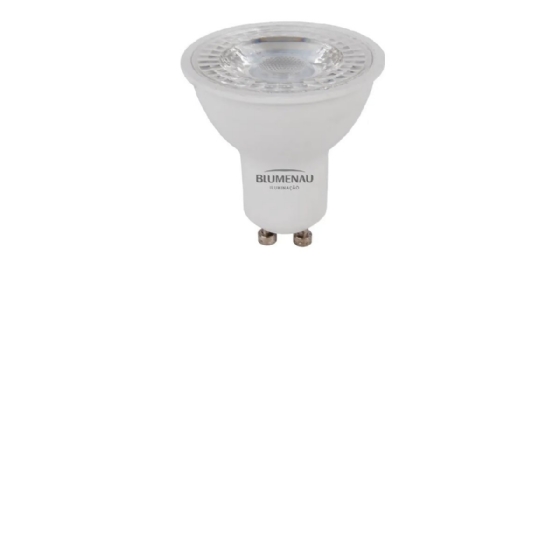 Lâmpada LED Dicróica MR16 GU10 7 W 3000 K Bivolt Blumenau Iluminação