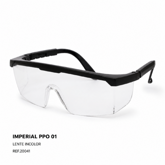 Óculos de Segurança Imperial PPO 01 Lente Incolor Proteplus