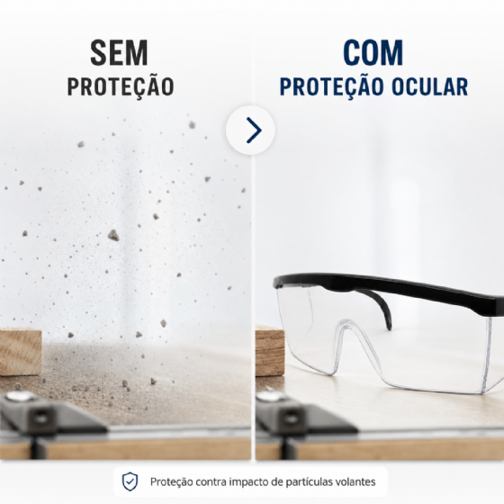Óculos de Segurança Imperial PPO 01 Lente Incolor Proteplus