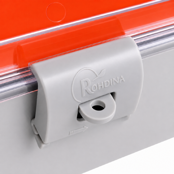 Quadro de Comando de Sobrepor PVC IP68 450 x 300 x 200 mm Tampa Transparente Completa 888266 Rohdbox Rohdina